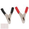 50 Set Insulated Clip 20A High Accuracy Process Elasticity Electric Test Clamp with PVC Insulating Sheath for Wire