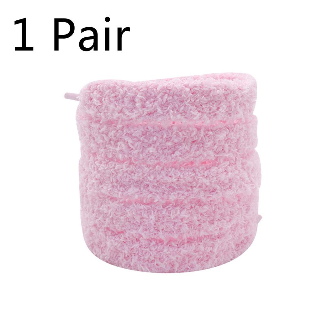 Пушистые плюшевые шнурки для кроссовок для мужчин и женщин, высокие кеды, повседневные парусиновые туфли на плоской подошве, шнурки, мохнатые мягкие шнурки шириной 15 мм