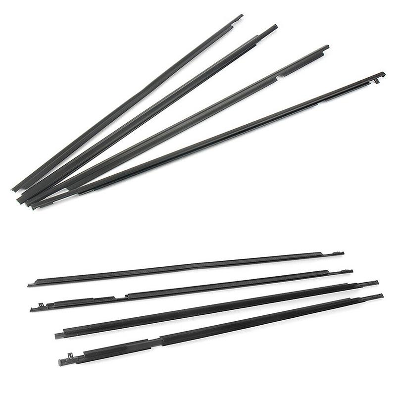 4 шт. уплотнители для стекол дверей и окон автомобиля, водонепроницаемая уплотнительная лента для Toyota Land Cruiser/Prado 2003-2018/Lexus GX470 2003-2009