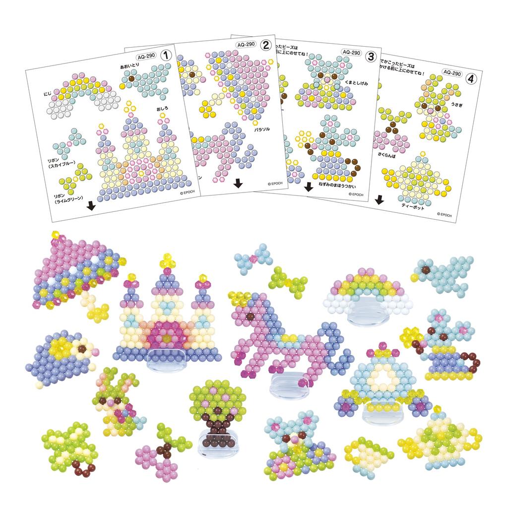 Aquabeads продаются отдельно Набор бусин Fairy Tale ST Mark Сертификация Возраст от 6 лет Игрушечные водные палочки с игрушкой для приготовления воды Aquabeads EPOCH [Набор пастельных тонов]