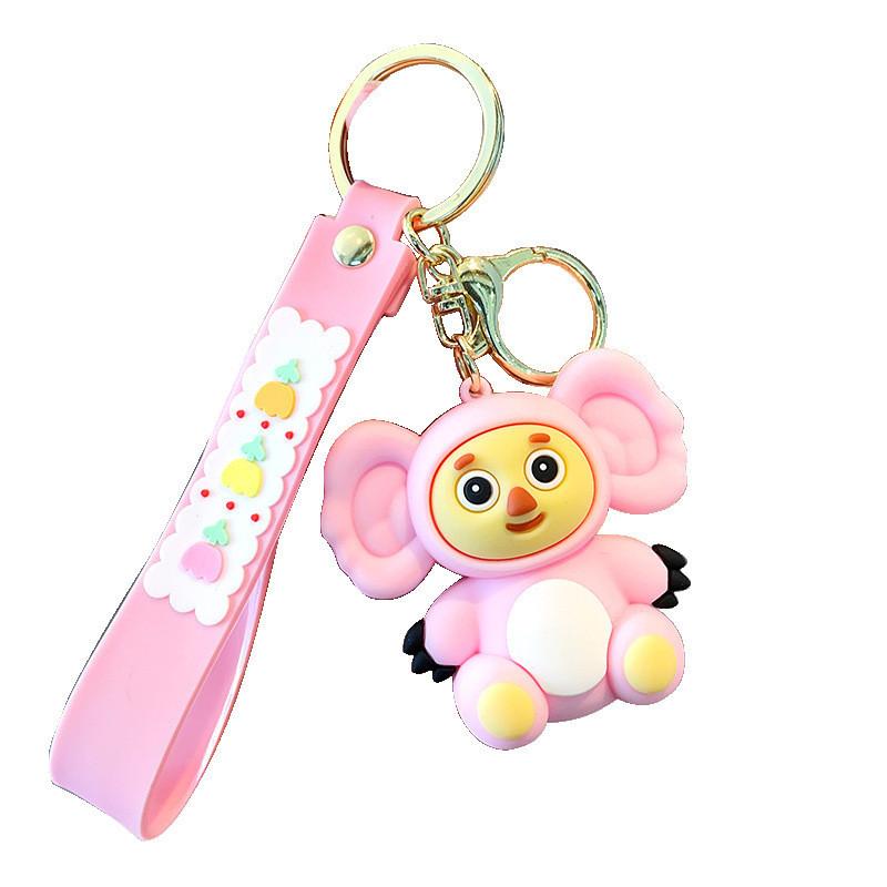 Очаровательный брелок Чебурашка, смола, обезьянка, украшение для машины, милый мультяшный подарок