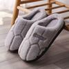 Зимние домашние тапочки из хлопка с мягкой подошвой: Нескользящие, теплые, повседневные для женщин и мужчин, идеально подходят для пар