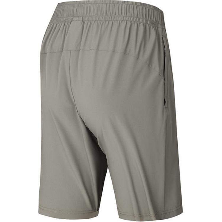 Anta Тренировочные шорты однотонные средней посадки удобные универсальные дышащие прямые повседневные шорты мужские шорты темно-зеленые 152427520-1