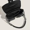 Fashion Simple Retro Round Chain Underarm Bag New Trend Baguette Crossbody Small Bag Commuter Bag Shoulder Bag