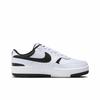 Nike Gamma Force Leather Fashion Versatile Sports Comfortable Non-Slip Low-Top Kids Casual Shoes Unisex Casual Shoes Black White DK9176-100