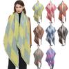 Shawl Shawl Circle Fashion Women Keep Warm Yarn Rhombus Diagonal Scarf
