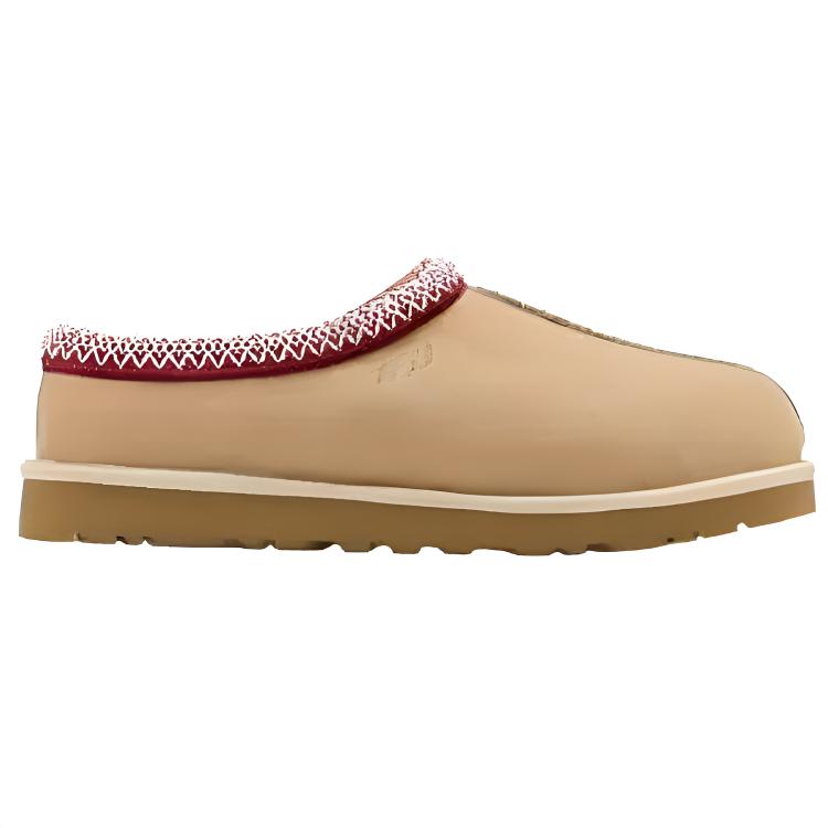 UGG Мужские тапочки Tasman II EVA, бесшумные, износостойкие, с закрытым носком, бежевые 1174671-DWD