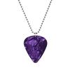 Men Necklace Decorative All-match Unisex High-Cold Guitar Pick Pendant Necklace for Daily Wear
