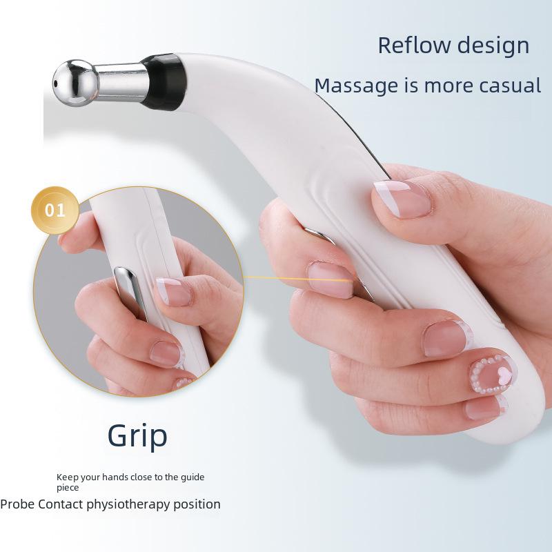 Перезаряжаемая ручка Meridian: Электронный акупунктурный массажер с интеллектуальным поиском точек акупунктуры и импульсной терапией.