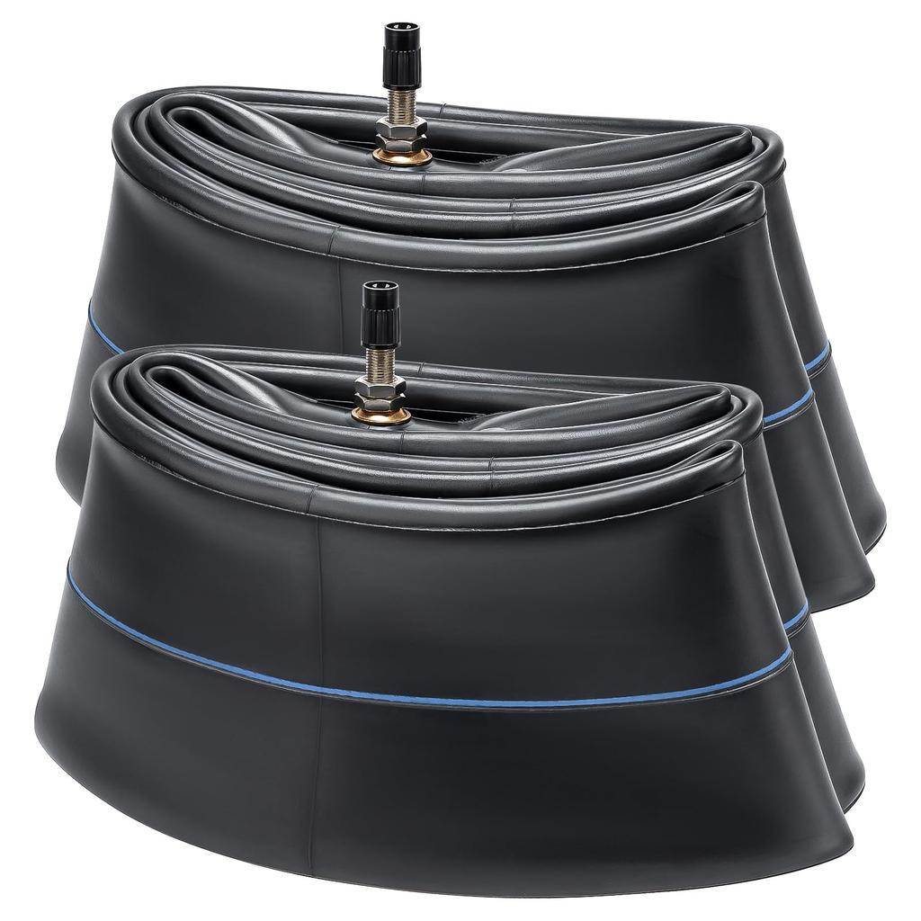 PaoWin Inner Thick with TR4 Inner Motorcycle Inner Tire Inner Motorcycle Tire Inner Moped Inner 2-Pack 4.10-19 Tubes, Wall, Heavy-Duty, Valves,