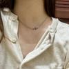 Crowe Thai Silver Retro Old Cross Collarbone Chain Niche Pendant Popular Pure Desire Style