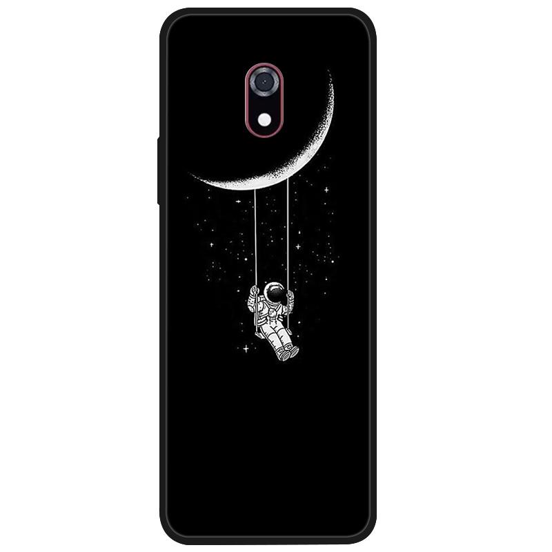 For Xiaomi mi Qin F22 Pro Case Soft Black Silicone Bumper Butterfly Painted Phone Cover for Qin F22 Pro Cases QinF22 Pro Fundas