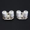 2Pcs Floor Mount Sliding Wooden Door Guide Roller Retainer Top