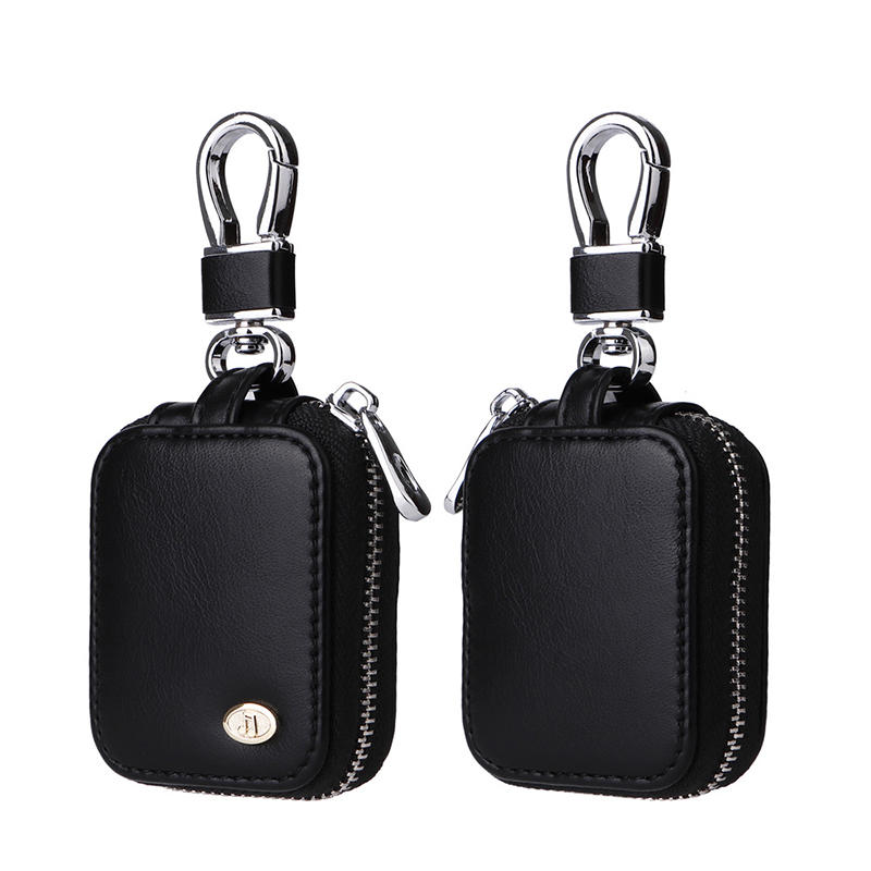 1PC universal Bluetooth Earphone Accessories Anti Lost Leather Cover Shockproof Portable Protective Case PU Storage Bag