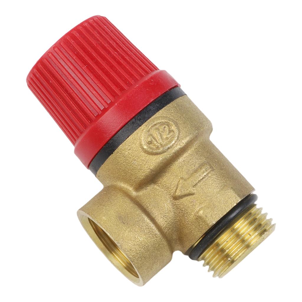Quick and Easy Installation of Brass Safety Valve Drain Relief Switch for Solar Water Heater Inner & Outer Wire
