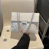 Модная сумка высокой ценности, женская новая сумка с бриллиантовой цепочкой, осень-зима 2025, универсальная сумка на плечо