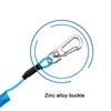 Fishing Accessories Outdoor Steel Wire Elastic Fishing String Lanyard Keychain Spring Rope