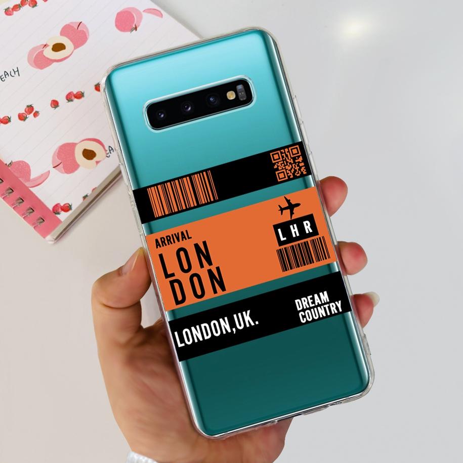 Для Samsung Galaxy S10 Lite Plus Чехол Милый Астронавт Мягкий Силиконовый Чехол для Телефона Для Samsung S10 Plus S10e Funda S10+ S 10 Coque