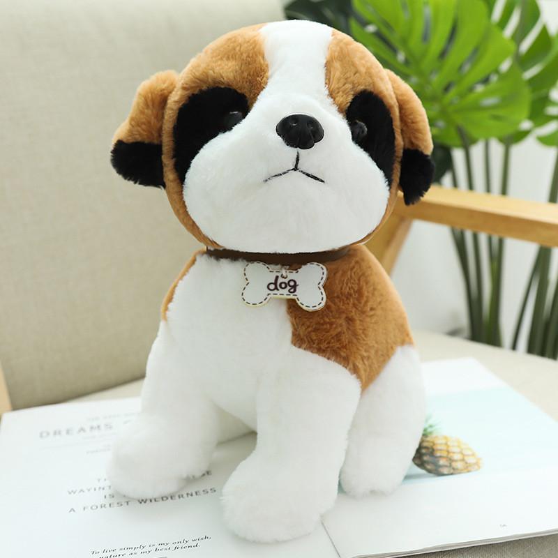 Dog Emulational Pug Bulldog Chihuahua Plush Toy Stuffed Animal Doll Decoration
