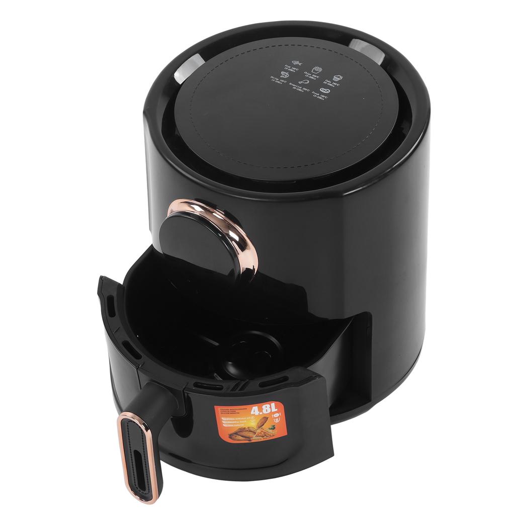 4.8L Electric Fryer ABS 1350W Oilless Automatic Fryer Oven with Intelligent Digital Touchscreen 6