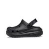 Crocs Классические кроксы Classic Crush для молодежи и девушек, женские, черные
