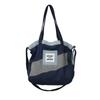 Large Capacity Tote Bag Women's Denim Patchwork Crossbody Bag Shopping Bag