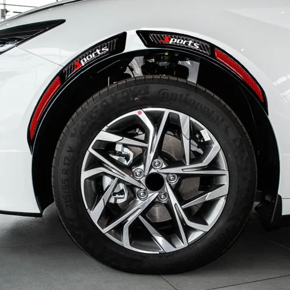 2Pcs 12.60x1.77inch Car Wheel Eyebrow Non-Collision Strips  for Most Car, Trunk