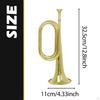 Blowing Bugle Brass Instrument Thickened Lightweight Trumpet Cavalry for Beginner