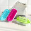 1/2 шт. Эргономичная щетка для чистки одежды и обуви с жесткой щетиной - Доступна в синем, розовом и зеленом цвете