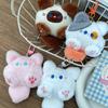 Kawaii Soft Stuffed Animal Little Cat Toys Keychain Plush Doll Bag Car Pendant Keyring Trinket Kids Birthyday Gift