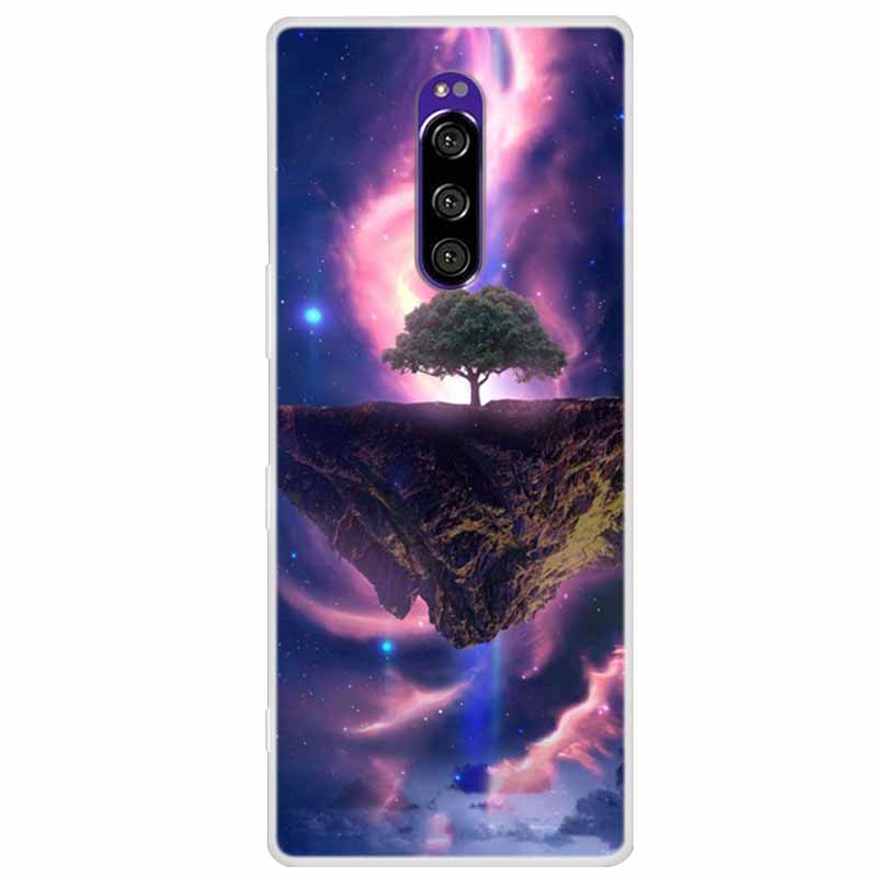 Чехол для Sony Xperia 1 Роскошные Животные Прозрачная Крышка для Sony Xperia1 XZ4 SO-03L SOV40 J8110 J9150 J8170 Корпуса Чехлы для Телефона