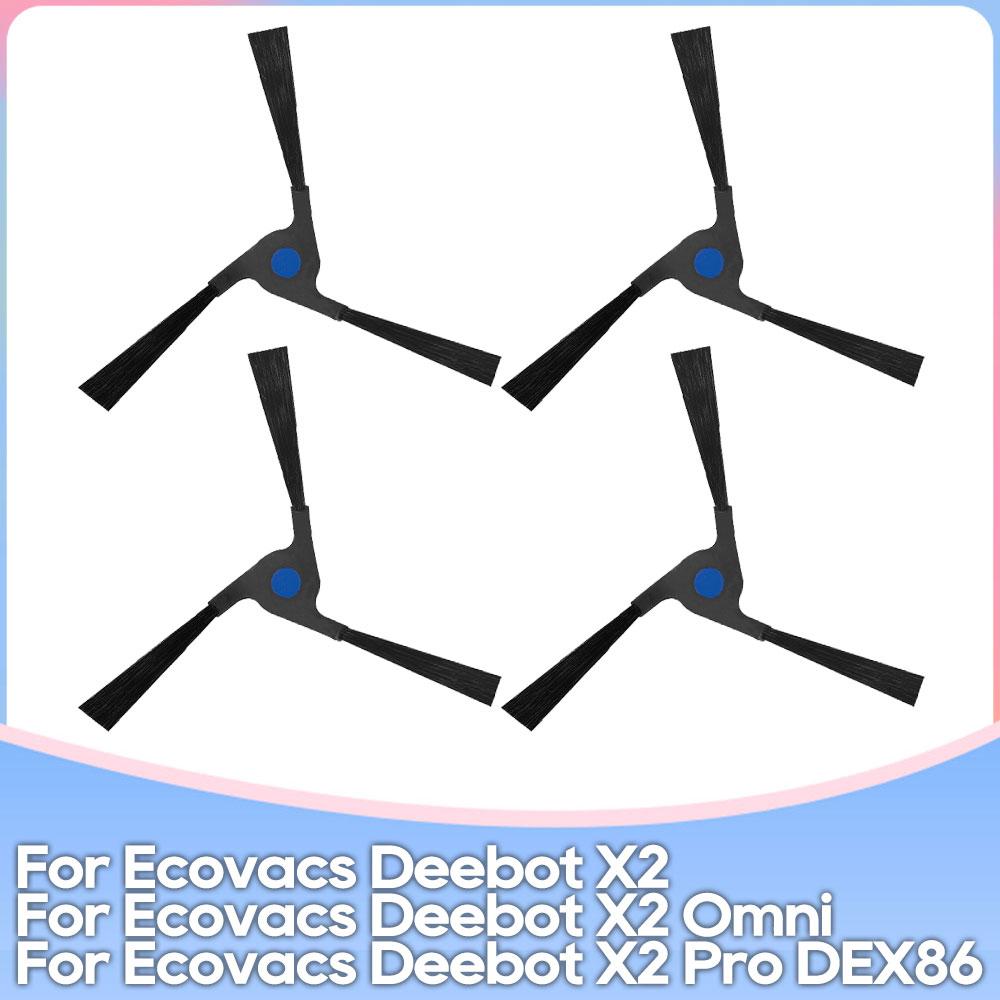 Подходит для Ecovacs DEBOT X2 Omni / X2 Pro / X2 Pro Omni / X2 Combo DEX86 Запчасти Основной ролик Боковая щетка Фильтр Тряпка для швабры Пылесборник