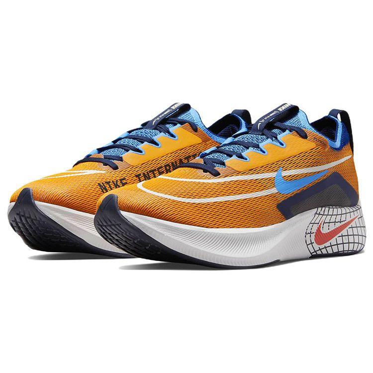 Nike Zoom Fly 4 Premium Light Curry Мужские кроссовки Оранжевый Темно-Обсидиановый Саммит-Белый DO9583-700