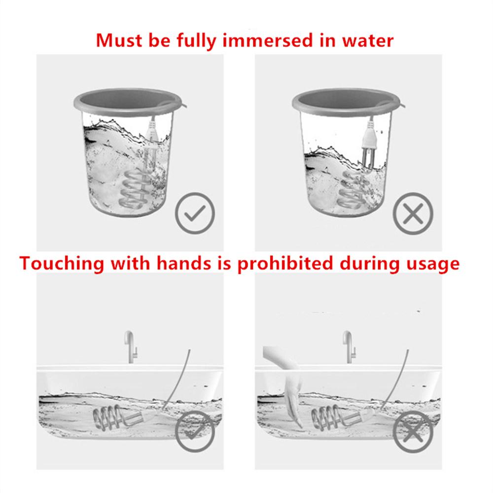 2200 Вт 220 В Погружной ковшовый водонагреватель Нагревательный элемент из нержавеющей стали Инструмент
