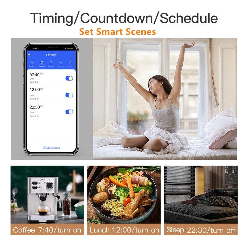 Tuya Zigbee WiFi DIY Smart Switch Breaker APP Remote Timing Wireless Control Relay Automation Modules Alexa Google Home Voice