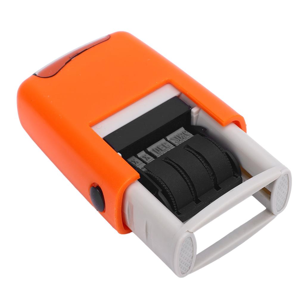 25x2.8mm English Date Stamp Clear Stamping Quick Drying Adjustable Date Stamp for Study Work Life