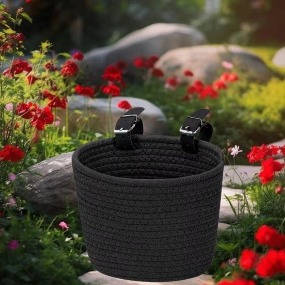 Large Capacity Handlebar Front Basket Adjustable Bike Carrier Bag Cycling Basket  Outdoor Cycling