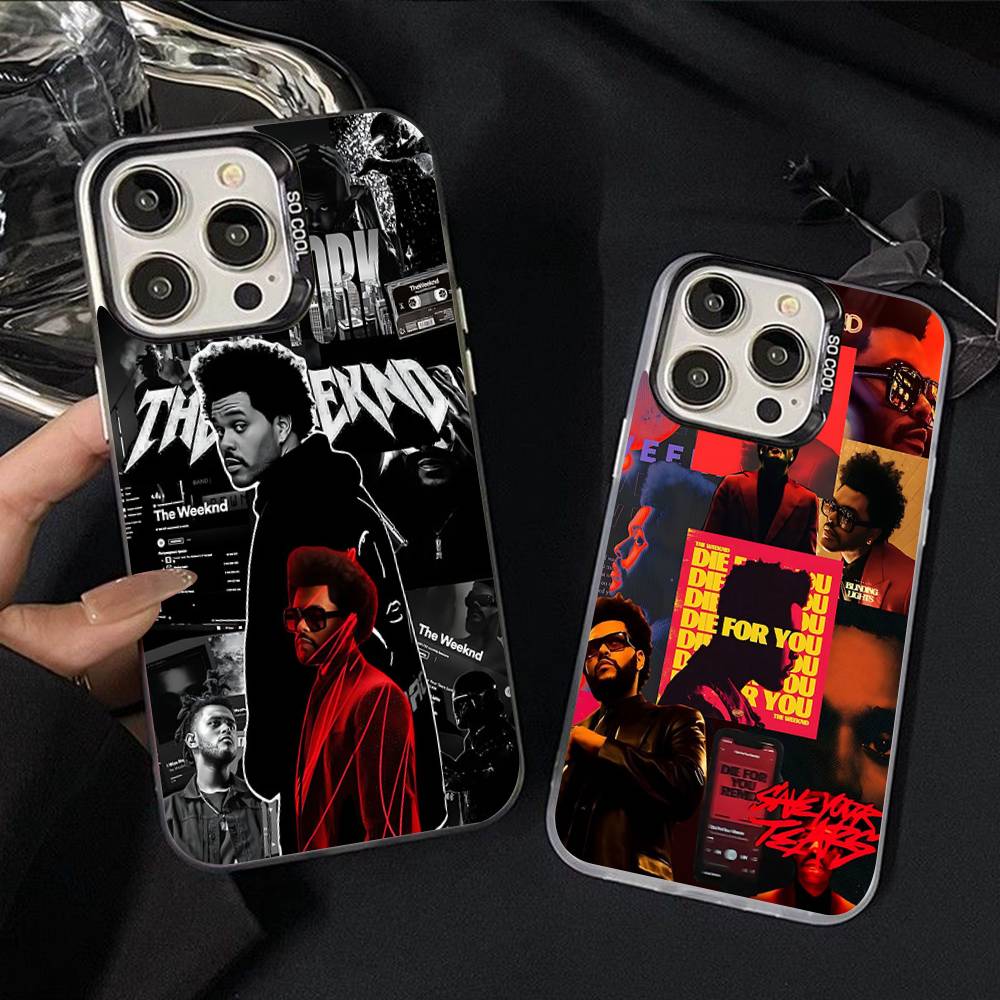 Популярный хип-хоп рэпер The Weeknd Чехол для телефона для iPhone 16 15 14 13 12 11 Pro Max 17 Plus Цветной чехол