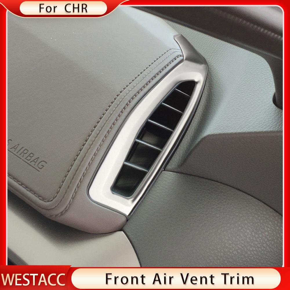 Автомобильный кондиционер AC вентиляционная розетка Наклейка для Toyota C-HR CHR 2016 2017 2018 2022 LHD