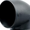 Exhaust Tube Elbow Connector 60mm Professional Replacing High Temp Resistant Black Air Heater