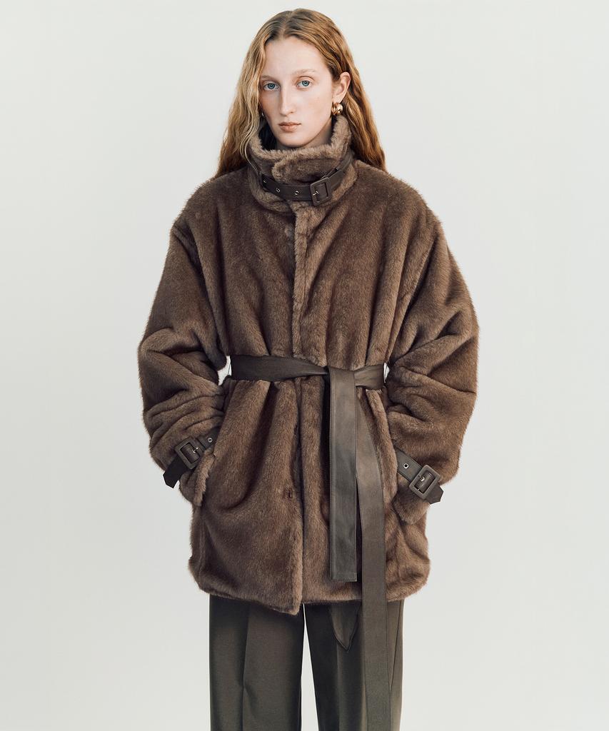 Mayveru Sicilian Reversible Fur Jacket _ Brown