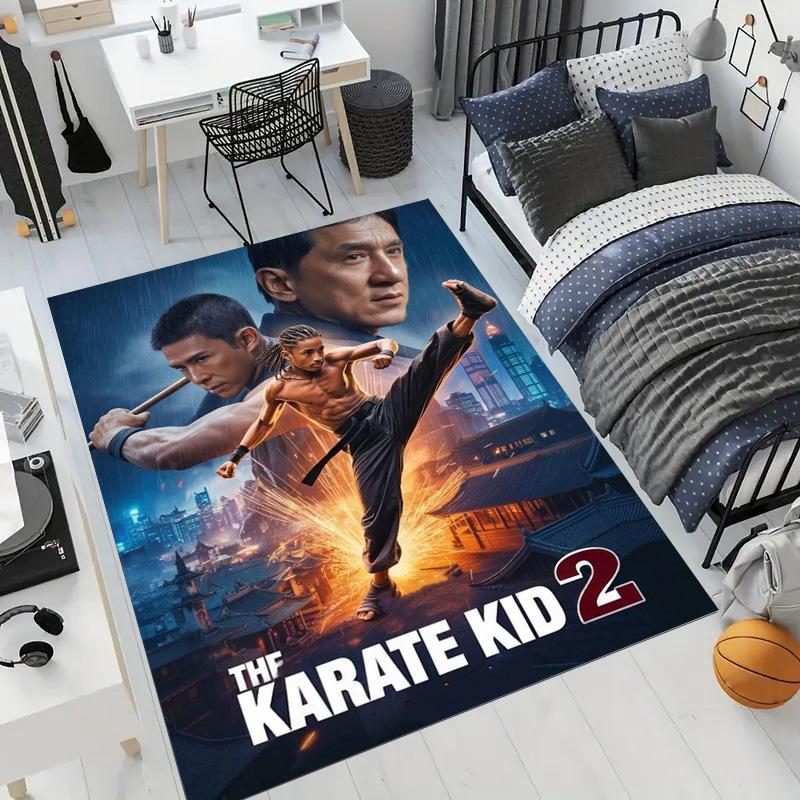 The Karate Kid 2 Movie Print Area Rug Martial Arts Action Film Floor Carpet Teen Room Home Decor