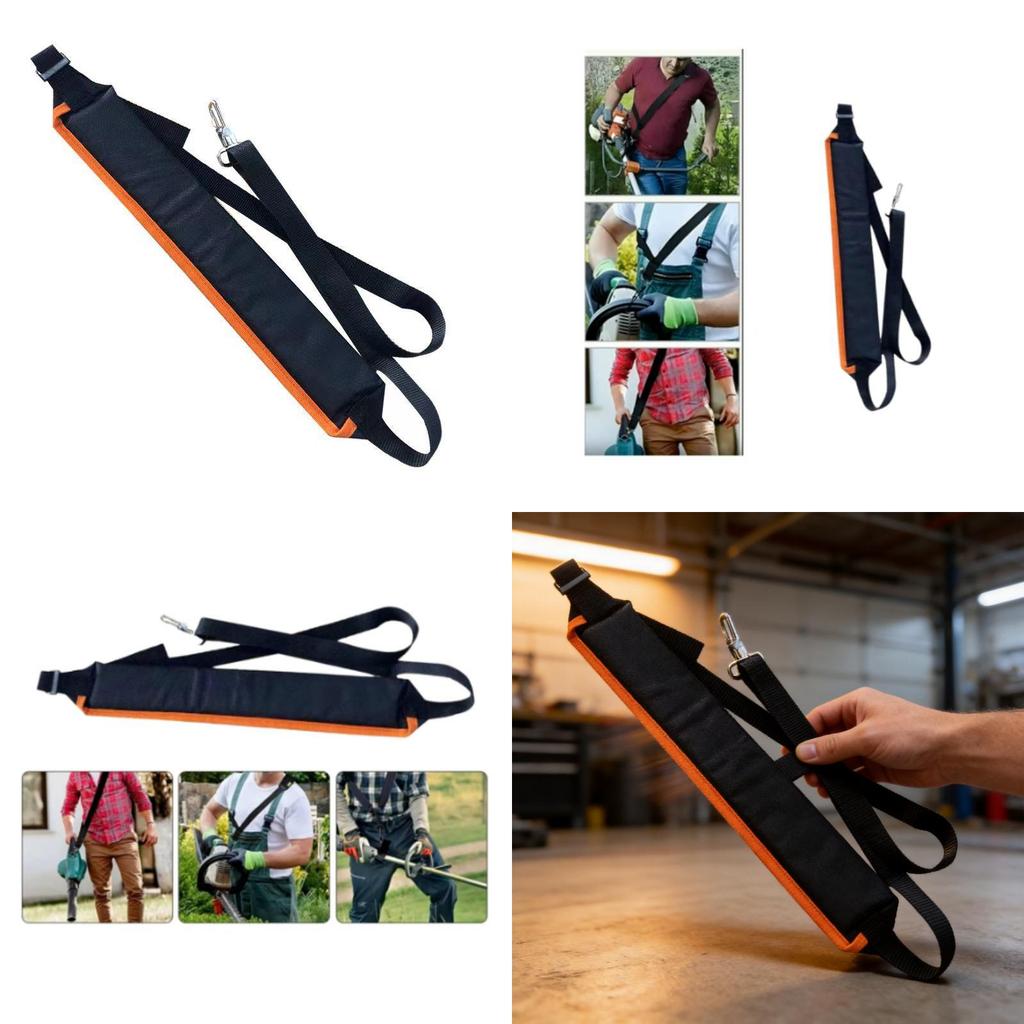 Gardening Equipment Single Shoulder Harness With Highstrength Hook For Trimmer Accessories