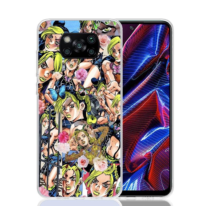 Чехол для телефона JoJo's Bizarre Adventure Джолин Куджо Для Xiaomi Poco X7 X6 X5 Pro F7 Ultra Redmi 15C 15 13 13C 12 12C 10 10A 10C 9 9A