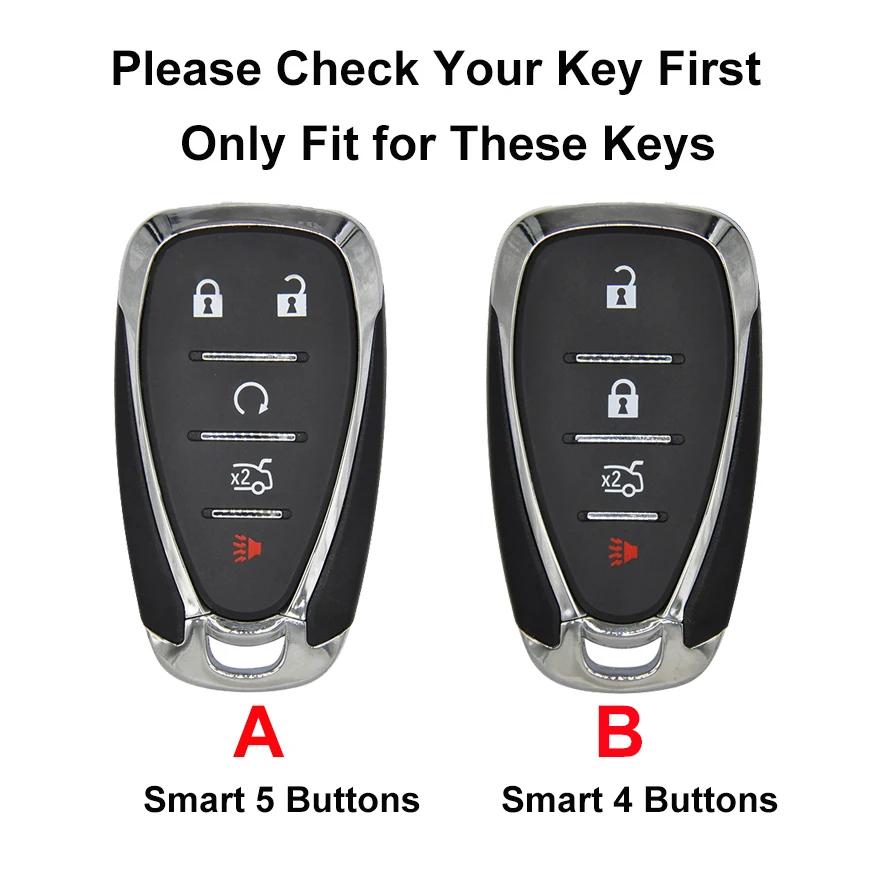 Новый чехол для автомобильного ключа из ТПУ с 4 или 5 кнопками для Chevrolet 2017-2019 Chevy Malibu Camaro Cruze Traverse Sonic Volt Bolt Equinox