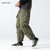 Men's American Washed Loose-Fit Retro Casual Multi-Pocket Pants for Autumn/Winter
