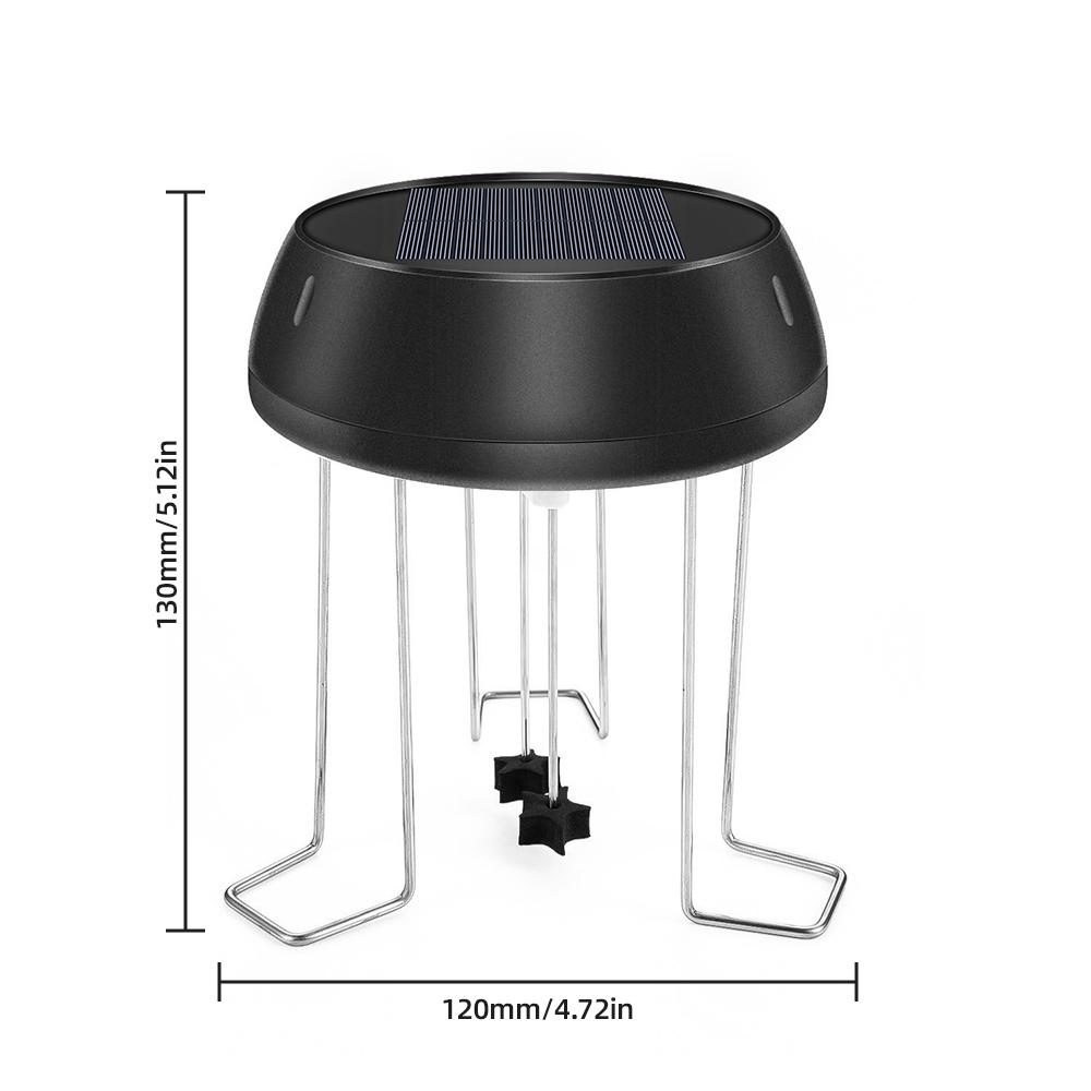 Solar Water Wiggler for Bird Bath Round Shaped 5V 0.5W Solar Powered Water Agitator Bubbler for
