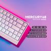 Carotmas Mercury68 Magnetic Switch Mechanical Keyboard 8000Hz Rapid Trigger 0.004mm Hall Effect 68 Keys Gaming Keyboards Gift