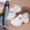 Fashion 2025 Microfiber Leather Breathable High Brand Flats Hook Hollow Round Toe Sandals Slipper Platform Wedge Flats Women Shoes