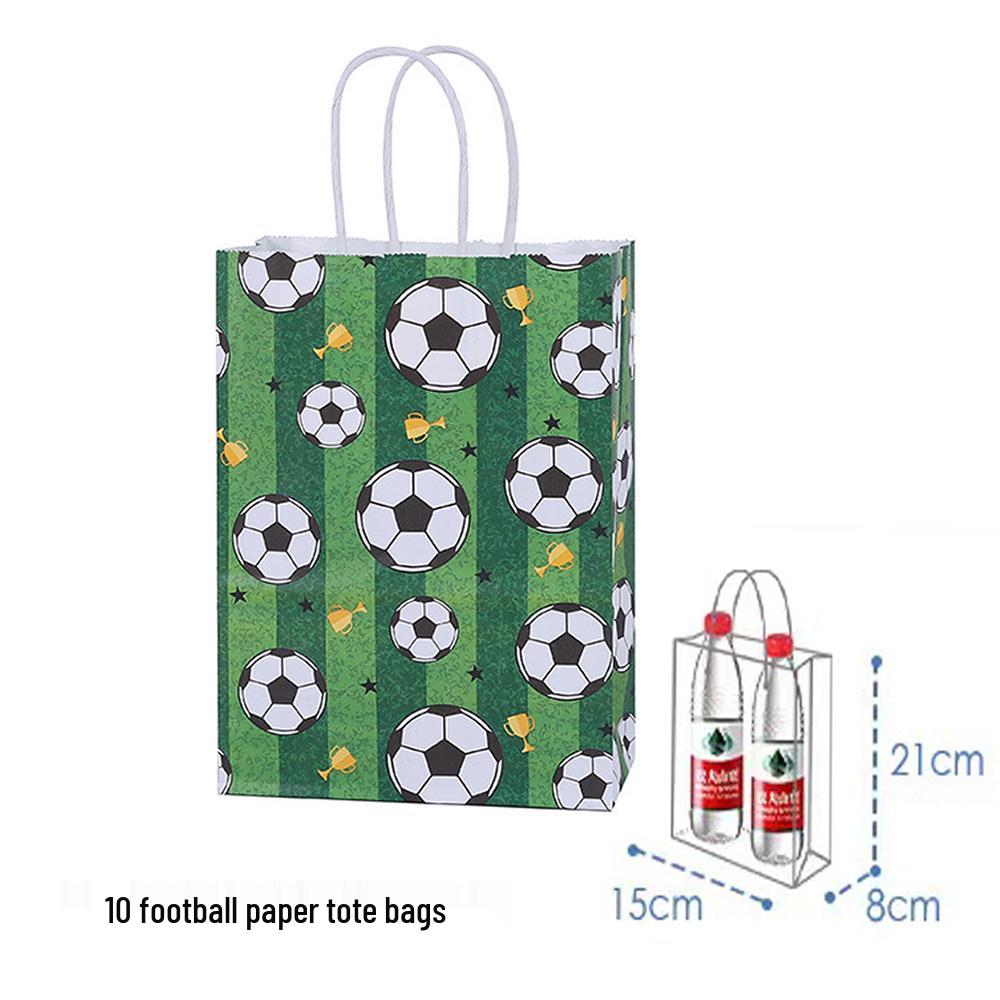 Набор декора для футбольной вечеринки в честь дня рождения: Тарелки, Чашки, Скатерть, Столовые приборы, Фон, Баннер и Воздушные шары.